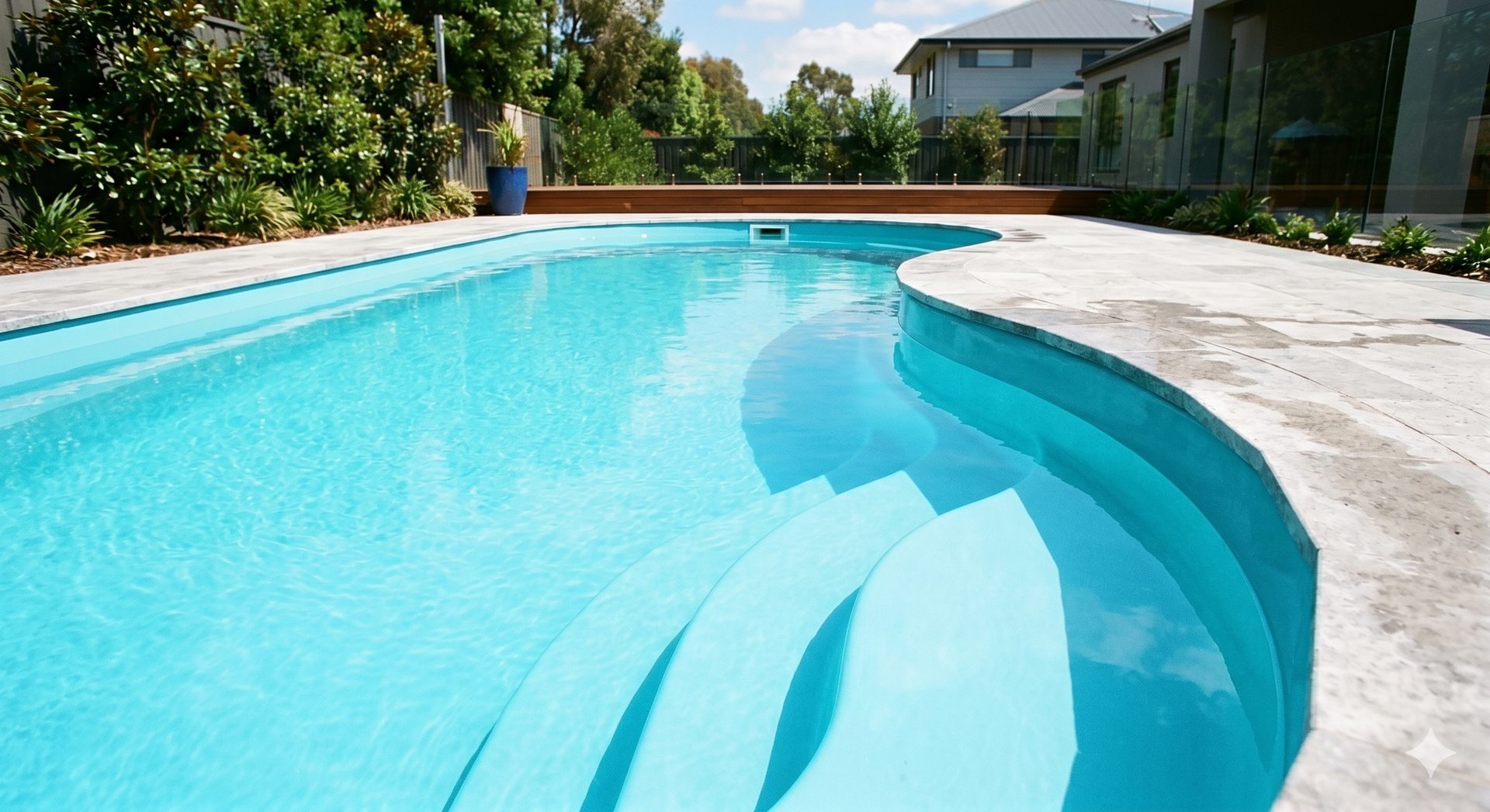 Fibreglass pool resurfacing
